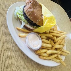 Double double cheeseburger combo