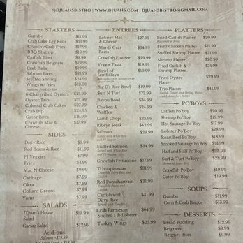 D'juan's Bistro - Menu $$$ - Soul Food Near Me - Smyrna, Georgia D'juan's Bistro - Menu $$$ - Soul Food Near Me - Smyrna, Georgia