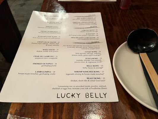 Menu photo 3 Lucky Belly Honolulu, HI Menu photo 3 Lucky Belly Honolulu, HI