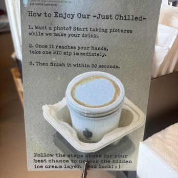 A.M. Coffee Laboratory - Instructions on how to drink it - Coffee & Tea Near Me - Toronto, Ontario