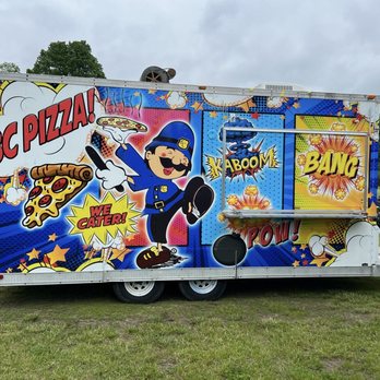 Nitro Wraps - Pizza food trailer - window side - Body Shops Near Me - Traverse City, Michigan
