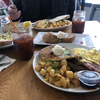 Milkweed - Morning madness with lucky charms pancake instead of French toast - New American Near Me - Boston, Massachusetts Milkweed - Morning madness with lucky charms pancake instead of French toast - New American Near Me - Boston, Massachusetts