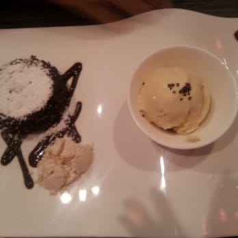 Sushi Pop - PMS dessert (peanut butter, molten chocolate, salted caramel ice cream) - Sushi Bars Near Me - Oviedo, Florida Sushi Pop - PMS dessert (peanut butter, molten chocolate, salted caramel ice cream) - Sushi Bars Near Me - Oviedo, Florida