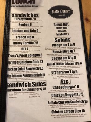 Menu photo 1 Bank Street Cafe Griffin, GA