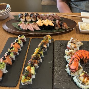 Kata Robata - Tropical spicy tuna roll, longhorn roll, Caribbean roll - Sushi Bars Near Me - Houston, Texas Kata Robata - Tropical spicy tuna roll, longhorn roll, Caribbean roll - Sushi Bars Near Me - Houston, Texas