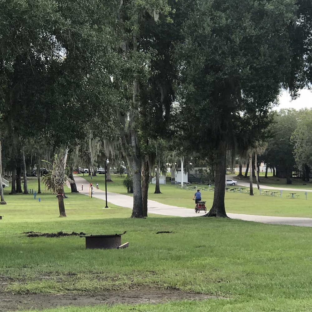 Thousand Trails Peace River - long bike paths with a slope perfect for the kiddos - Campgrounds Near Me - Wauchula, Florida