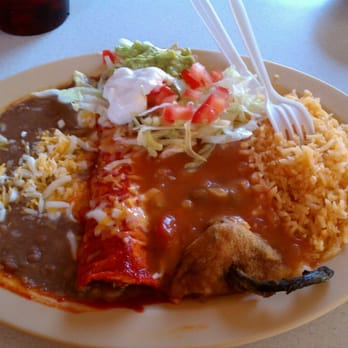 La Autentica - Chile Relleno & Enchilada Plate - Mexican Near Me - West Valley City, Utah