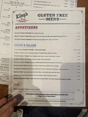 Menu photo 2 King's Fish House - Tempe Tempe, AZ Menu photo 2 King's Fish House - Tempe Tempe, AZ