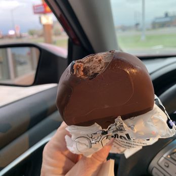 Andy's Frozen Custard - My chocolate coated chocolate ice cream bar - Desserts Near Me - Warr Acres, Oklahoma