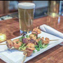 Shrimp pork belly app