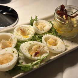 Lobster Deviled Eggs