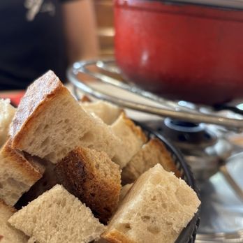 Swiss Chuchi - The bread that came with the fondue - Fondue Near Me - Zürich, ZH Swiss Chuchi - The bread that came with the fondue - Fondue Near Me - Zürich, ZH