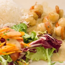 Le Jardin d'en Face - Scallop sauce was rich and flavourful