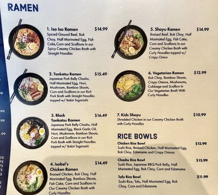 Menu photo 8 Iso Iso Ramen & Bar Raleigh, NC Menu photo 8 Iso Iso Ramen & Bar Raleigh, NC