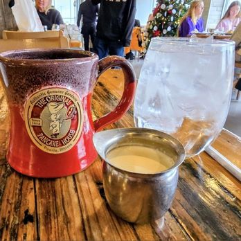 Original Pancake House - Coffee, creamer, water - Pancakes Near Me - Peoria, Illinois Original Pancake House - Coffee, creamer, water - Pancakes Near Me - Peoria, Illinois