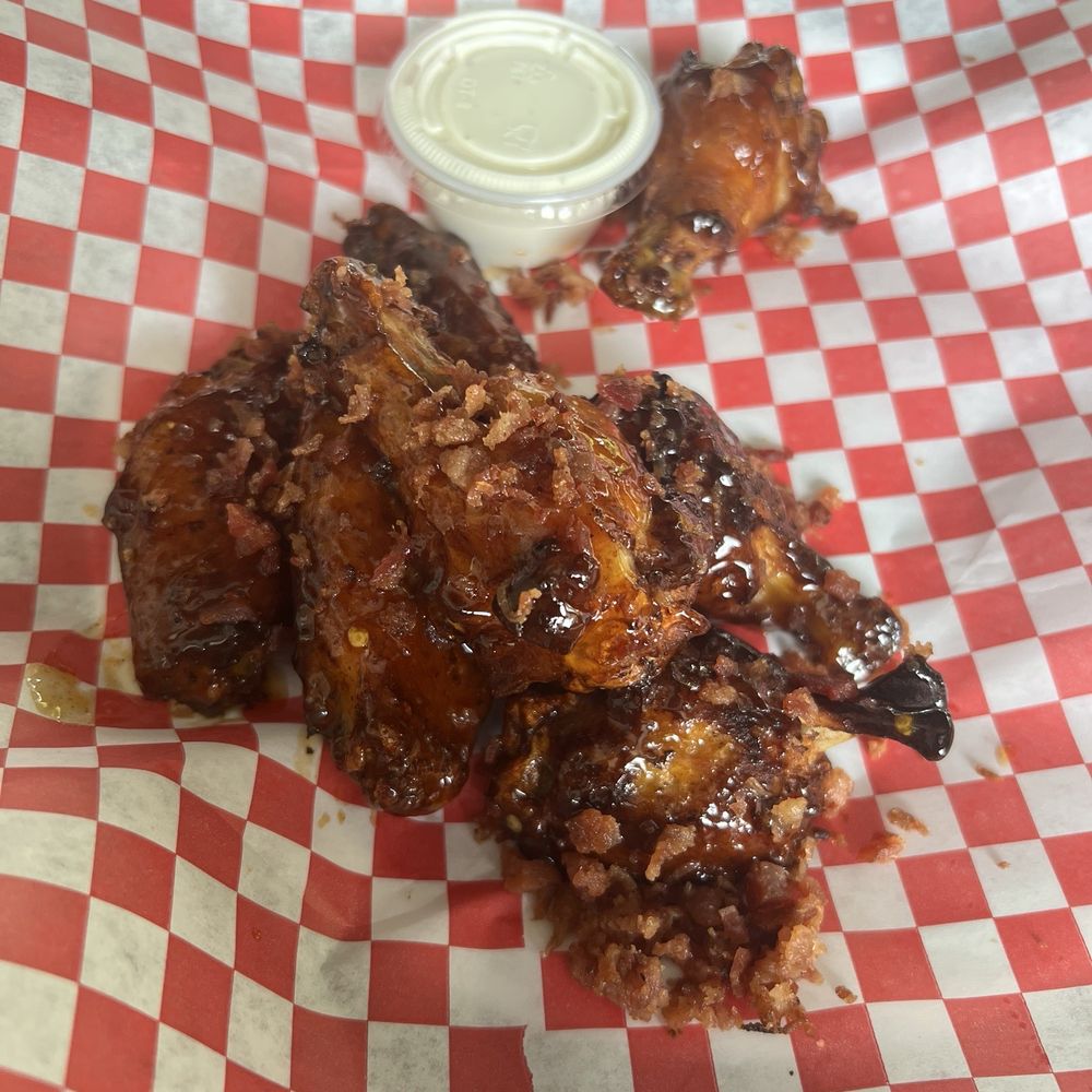 Flying Heart Brewing & Pub - Candied bacon wings! - Brewpubs Near Me - West Monroe, Louisiana Flying Heart Brewing & Pub - Candied bacon wings! - Brewpubs Near Me - West Monroe, Louisiana