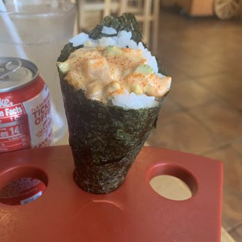 Tokyo Sushi - Spicy scallop hand roll - Sushi Bars Near Me - Orlando, Florida Tokyo Sushi - Spicy scallop hand roll - Sushi Bars Near Me - Orlando, Florida