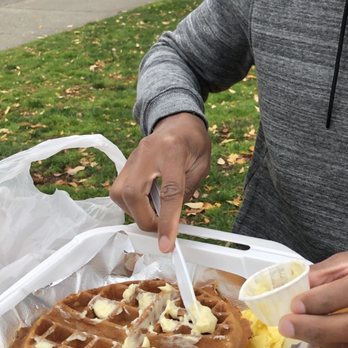 Sandy's Waffle Haus - Waffles and scramble eggs - Breakfast & Brunch Near Me - Leavenworth, Washington