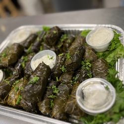 Gyro & Kabob Grill - Grape Leaves Platter