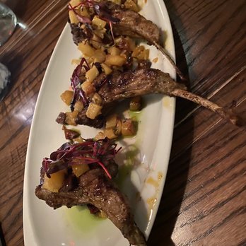 Watertable - Grilled Baby Lamb Chops* - New American Near Me - Huntington Beach, California Watertable - Grilled Baby Lamb Chops* - New American Near Me - Huntington Beach, California