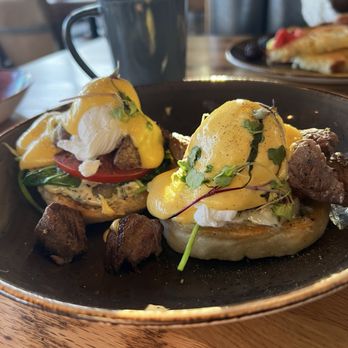 Press Café - Filet Mignon Benedict - American Near Me - Aledo, Texas