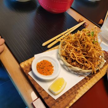 Mensho Ramen - Enoki mushroom - Ramen Near Me - Phoenix, Arizona Mensho Ramen - Enoki mushroom - Ramen Near Me - Phoenix, Arizona