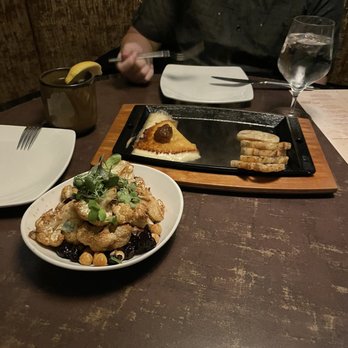Kefi - Fried cauliflower with hazelnuts and cranberries is a little greasy but tasted good - Mediterranean Near Me - Knoxville, Tennessee Kefi - Fried cauliflower with hazelnuts and cranberries is a little greasy but tasted good - Mediterranean Near Me - Knoxville, Tennessee