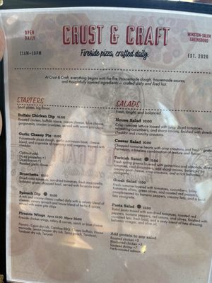 Menu photo 4 Crust & Craft Winston-Salem, NC Menu photo 4 Crust & Craft Winston-Salem, NC