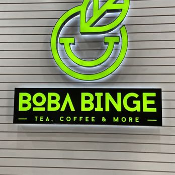 Boba Binge - Logo inside store - Coffee & Tea Near Me - Oakland, California