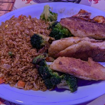 Rusty Crab Daddy - Shrimp are hidden under the fish portions. I took half the rice and veggies with me. Tasty! - Seafood Near Me - Colorado Springs, Colorado Rusty Crab Daddy - Shrimp are hidden under the fish portions. I took half the rice and veggies with me. Tasty! - Seafood Near Me - Colorado Springs, Colorado