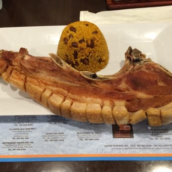 Don Tello - Chuleta Can Can con arroz monposteao'. - Caribbean Near Me - Cataño, Puerto Rico