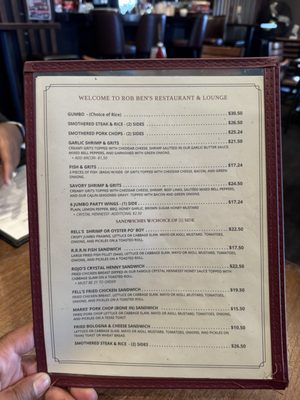 Menu photo 4 Rob Ben’s Restaurant & Lounge Emeryville, CA Menu photo 4 Rob Ben’s Restaurant & Lounge Emeryville, CA