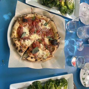 Corkscrew Cafe - Meyer Lemon pizza and the wedge salad. Awesome. - American Near Me - Carmel Valley, California