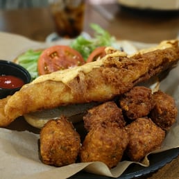 Kabeelo Lodge Walleye Sandwich