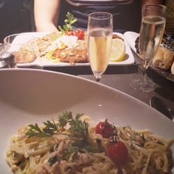 Italian Caffe - Linguines au saumon.