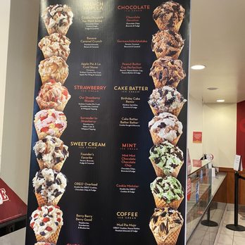Cold Stone Creamery - a menu for a restaurant - Ice Cream & Frozen Yogurt Near Me - Oak Park, Illinois