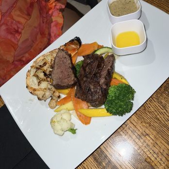 Jax Steakhouse - 6 oz petit filet with 1/2 lobster - Restaurants Near Me - Sint Maarten, New Hampshire Jax Steakhouse - 6 oz petit filet with 1/2 lobster - Restaurants Near Me - Sint Maarten, New Hampshire