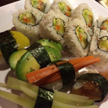 Ahi Sushi & Grill - Veggie Sushi Plate. One of my favorites here. - Japanese Near Me - Alpine, California Ahi Sushi & Grill - Veggie Sushi Plate. One of my favorites here. - Japanese Near Me - Alpine, California