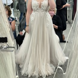 Beautiful dress, crowded appointment