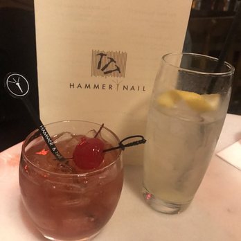 Hammer & Nail - Manhattan and Tom Collins - Cocktail Bars Near Me - Detroit, Michigan