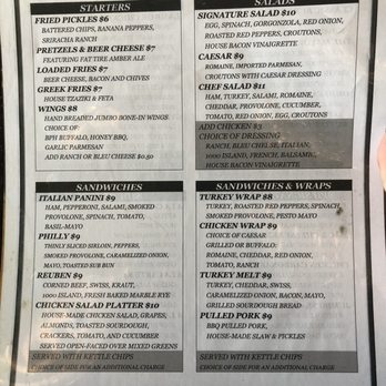 Baltimore Pint House - Menu 2 (1/21/2019) - American Near Me - Baltimore, Ohio