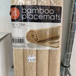 Out of the Closet - West Hollywood - $15 for bamboo placemats