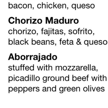Barroco - I ordered chorizo and what I got was some wet chicken mess.  There's no chicken listed in this description. - Latin American Near Me - Westlake, Ohio