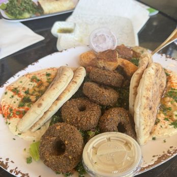 Meddys - Medium Tabbouleh and Large Hummus Platter - Mediterranean Near Me - Tulsa, Oklahoma Meddys - Medium Tabbouleh and Large Hummus Platter - Mediterranean Near Me - Tulsa, Oklahoma