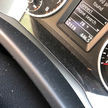 Orange Express Car wash - Dashboard filthy.  They should be using micro fiber towels. Smh - Car Wash Near Me - Orange, California