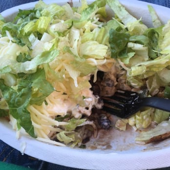 Chipotle Mexican Grill - Chicken bowl- lettuce, corn, cheese, sour cream, black beans, brown rice. Also try the tacos - Mexican Near Me - Warwick, Rhode Island