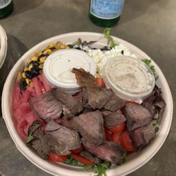 Create your own bowl with steak Create your own bowl with steak