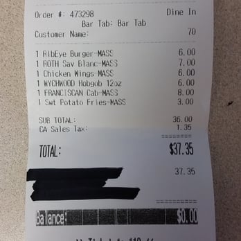 Congregation Brewery & Cocina - Always check your receipt. Got charged an extra drink. - Pubs Near Me - Pasadena, California