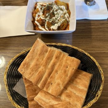 Majlis Restaurant - Badenjan (eggplant & bread) - Persian/Iranian Near Me - Pittsburg, California