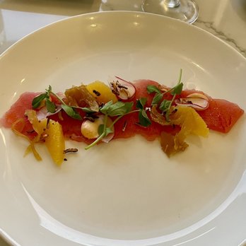 Matthew's Restaurant - Tuna Crudo - New American Near Me - Jacksonville, Florida
